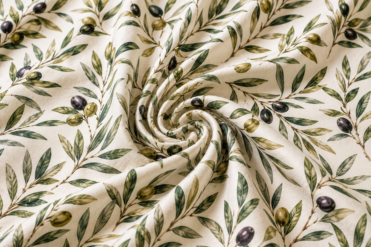 Olive Leaf Print