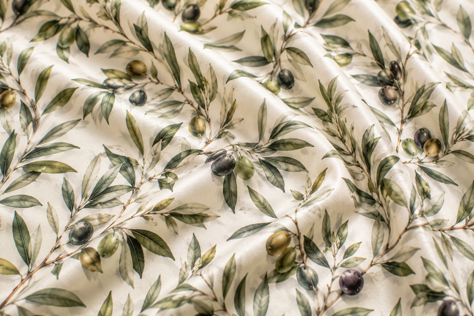 Olive Leaf Print