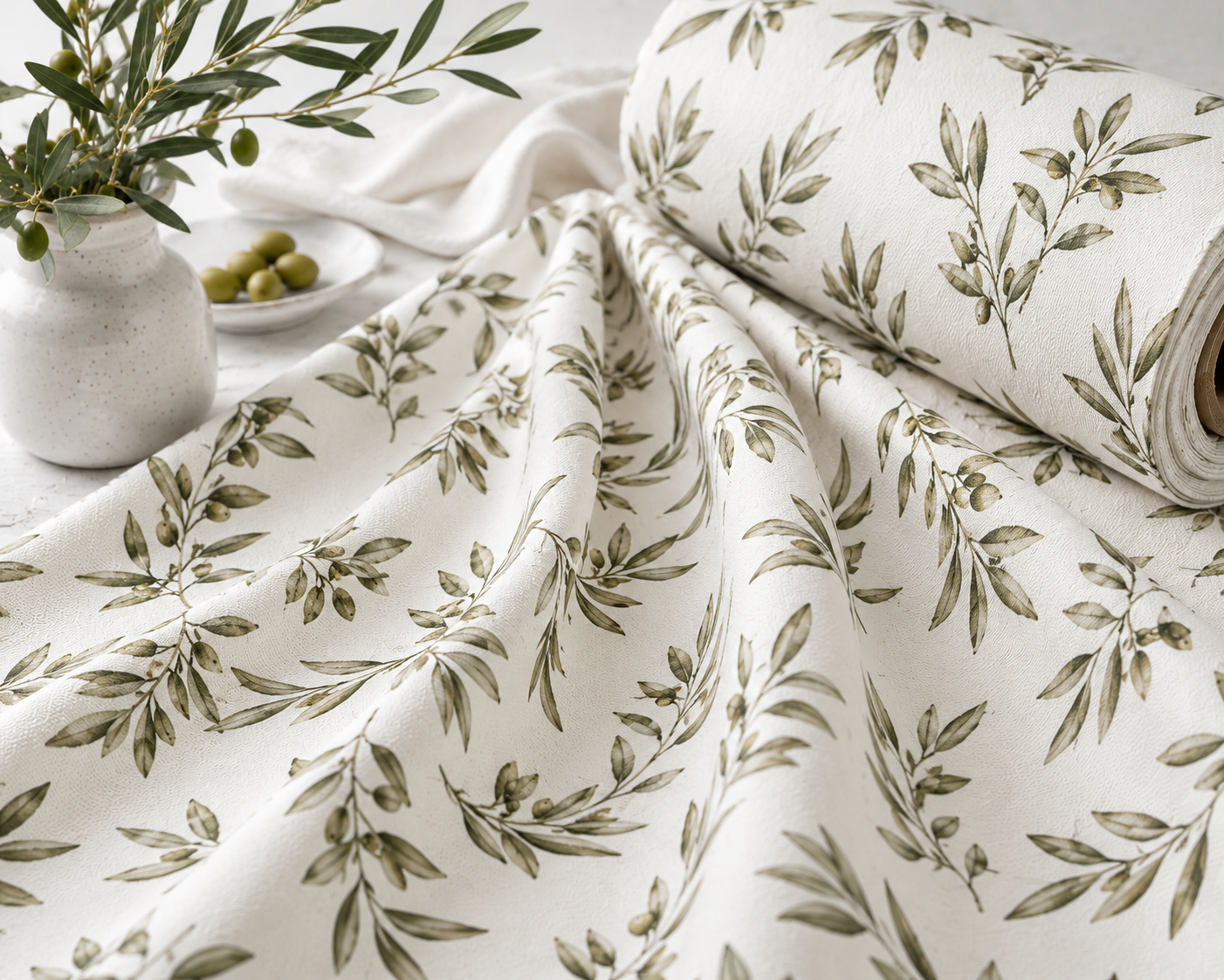 Olive Leaf Print