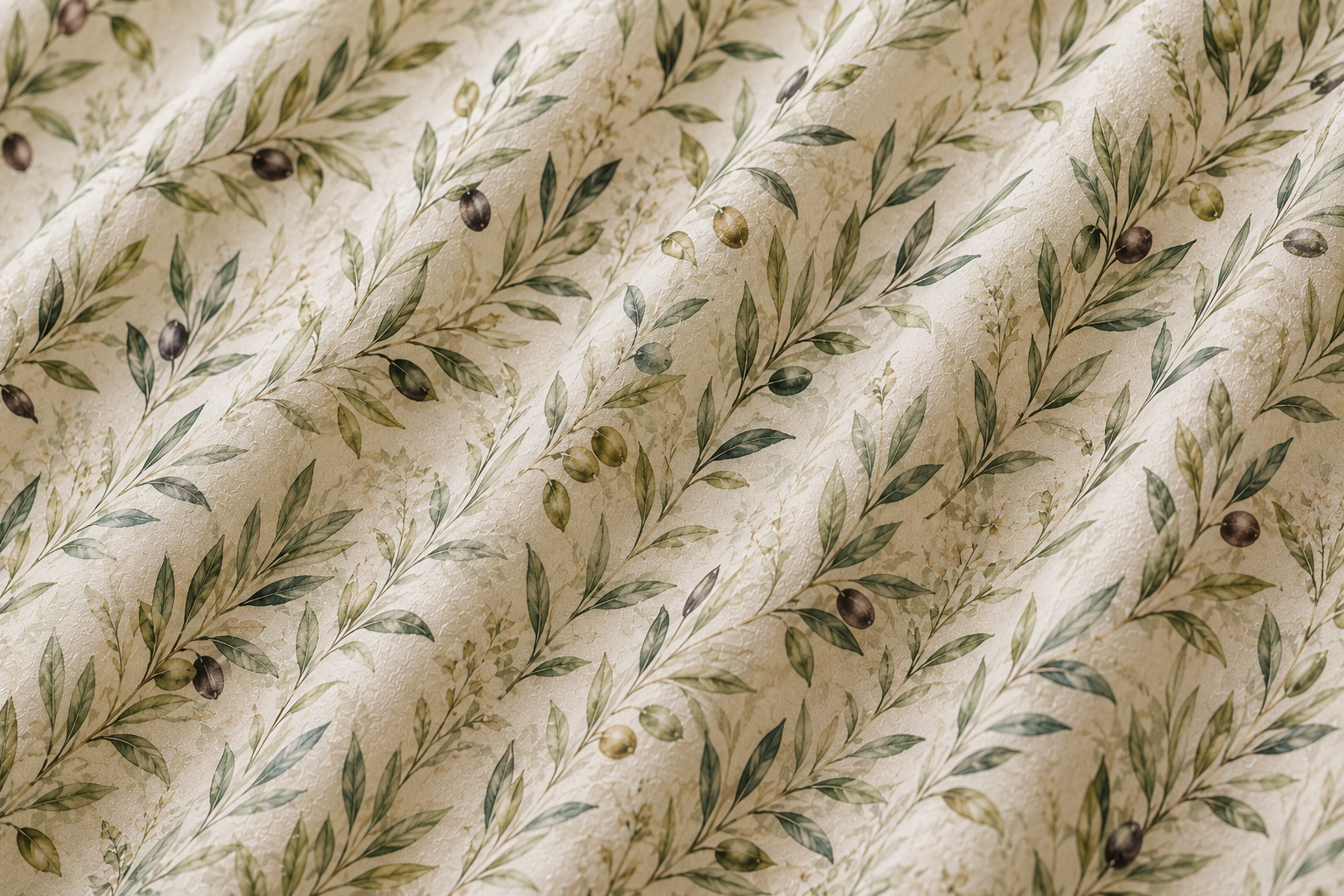 Olive Leaf Print