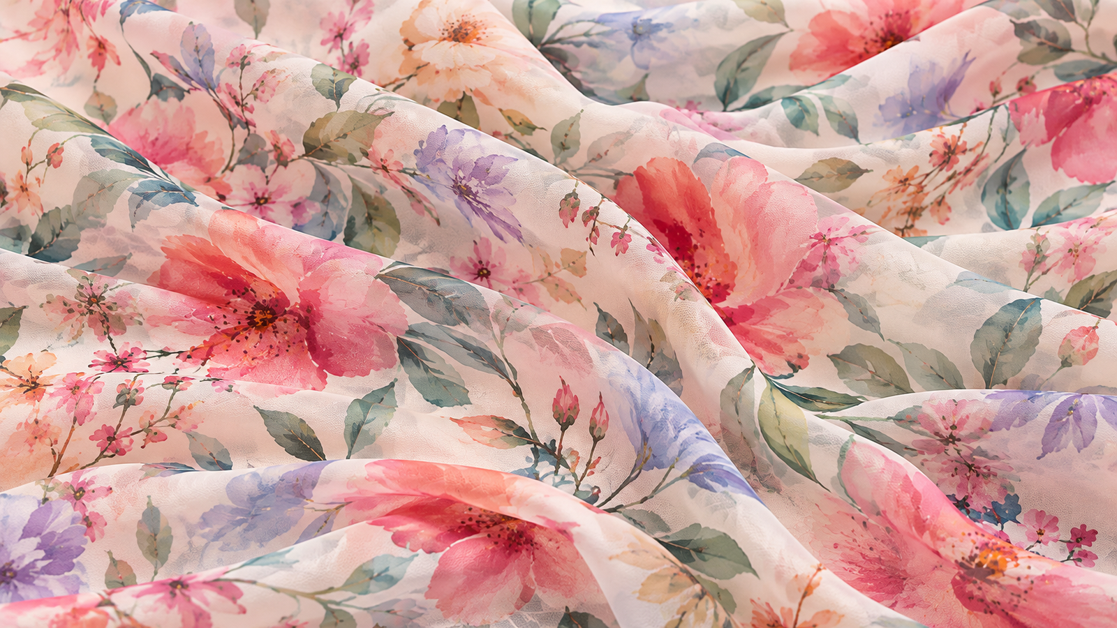 Poly Georgette Digital Printing
