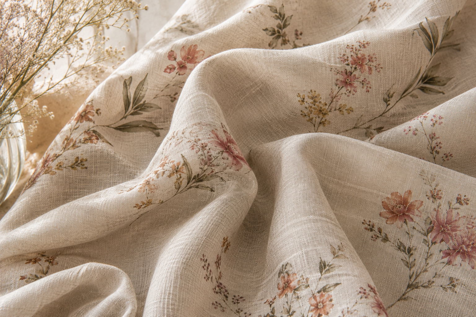 Pure Linen Digital Printing
