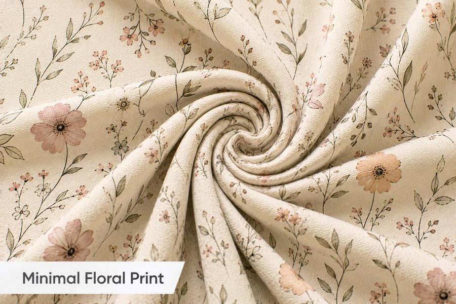 Minimal Floral Print