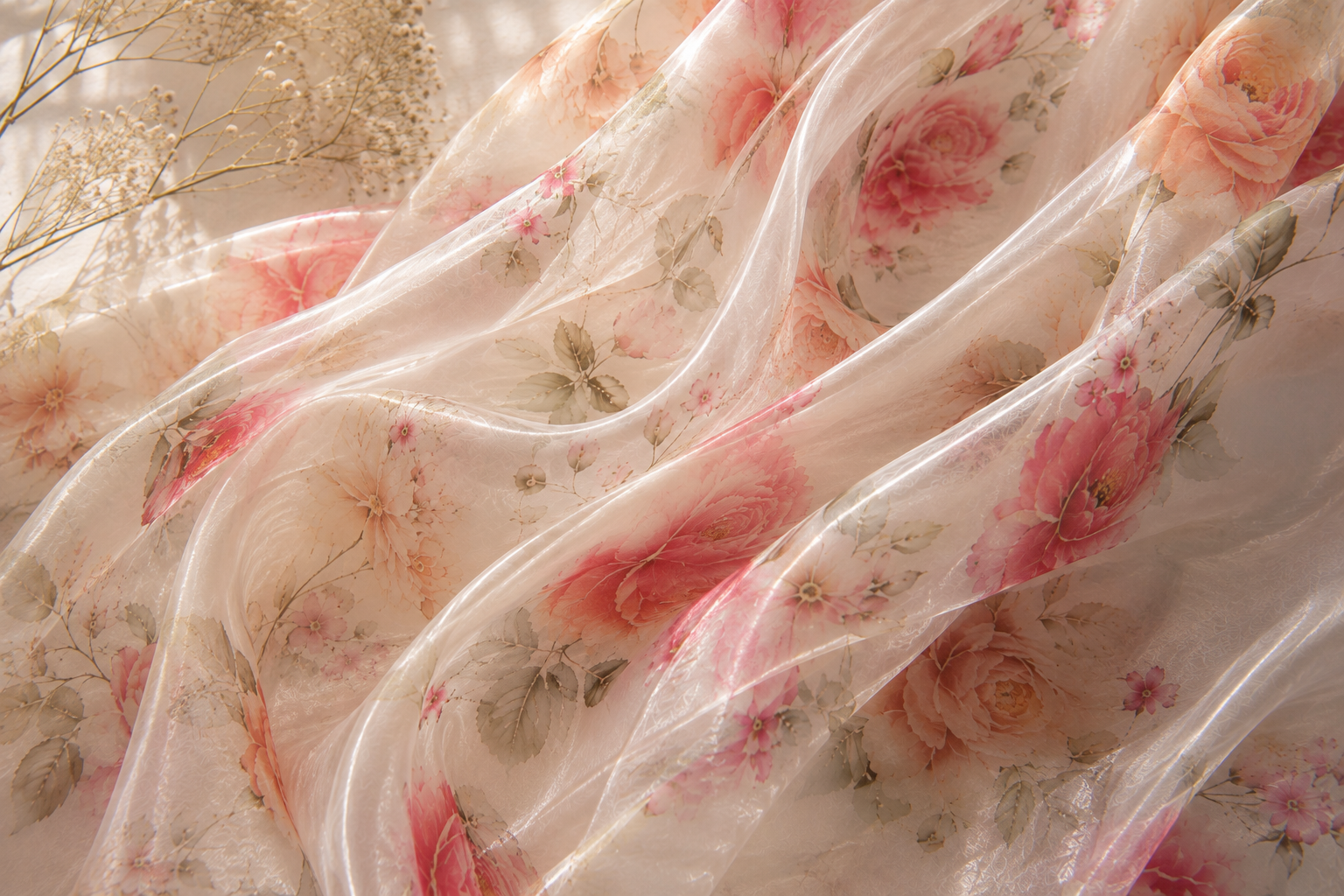 silk Organza Digital Printing Services