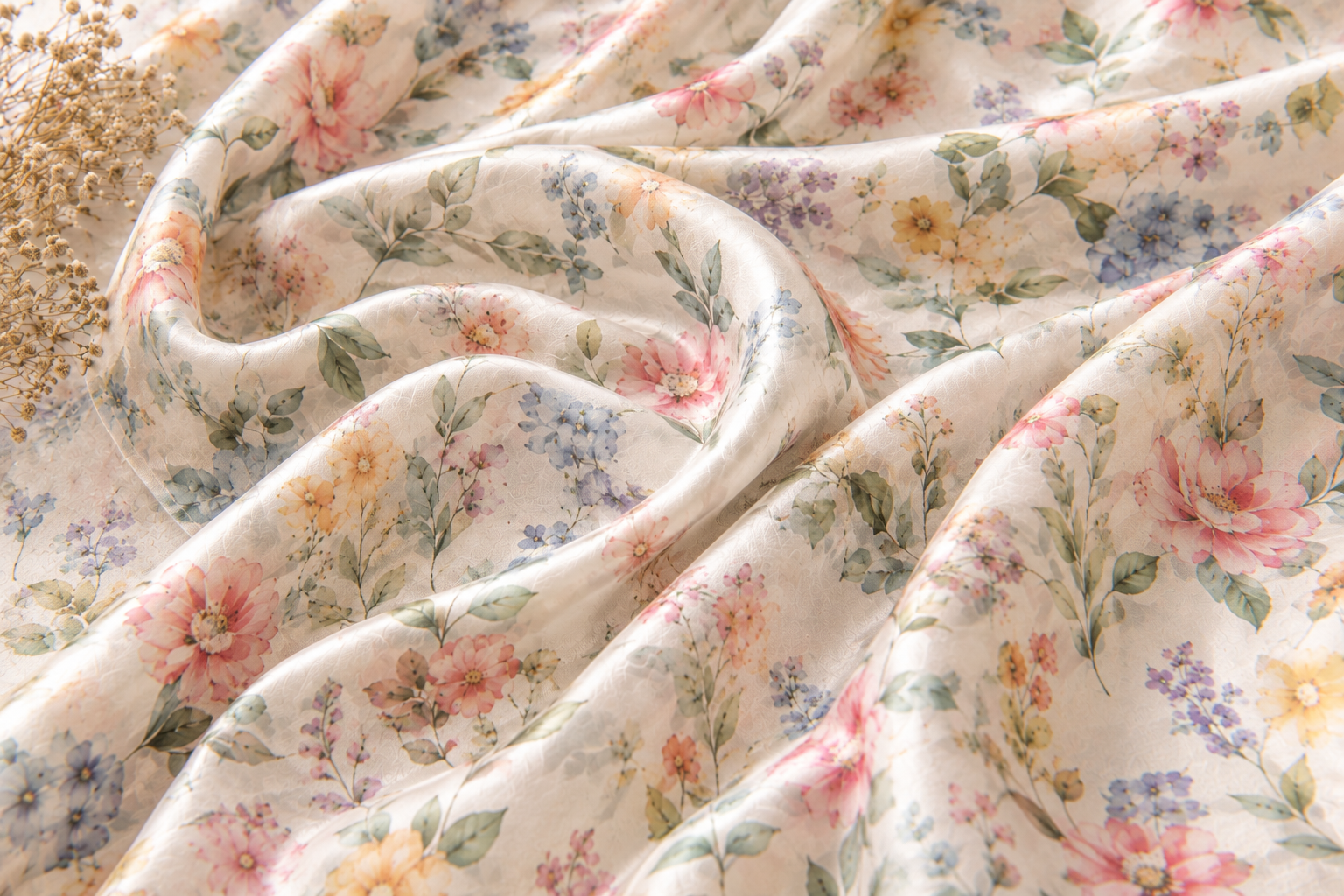 Geometric Floral Print