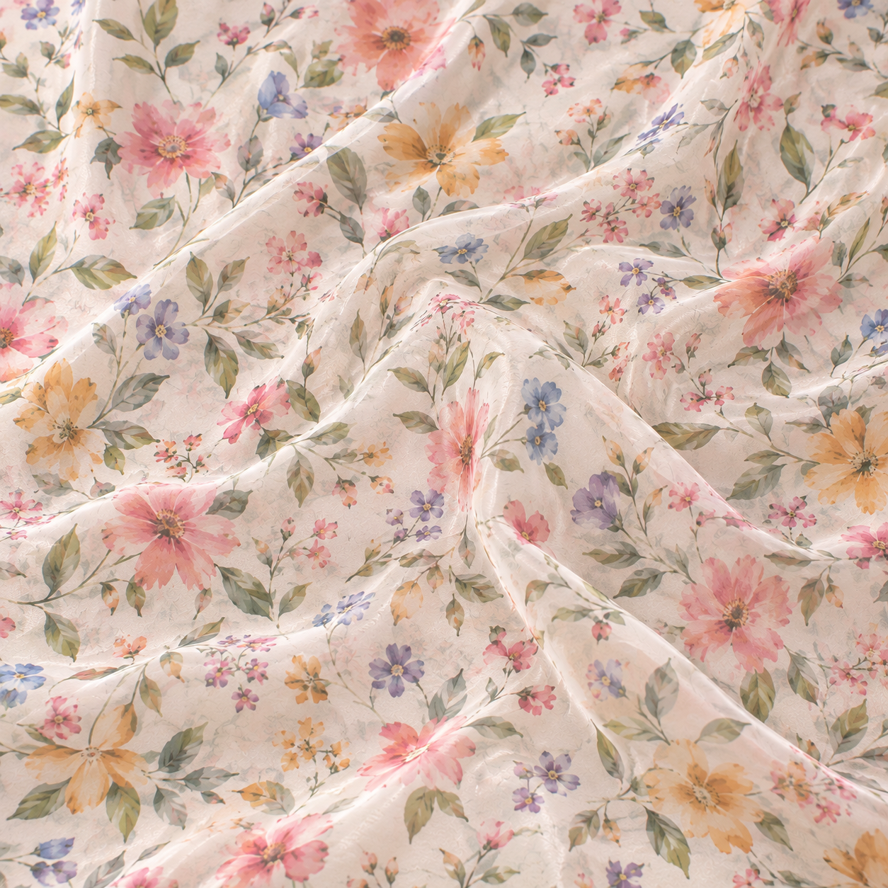 Geometric Floral Print